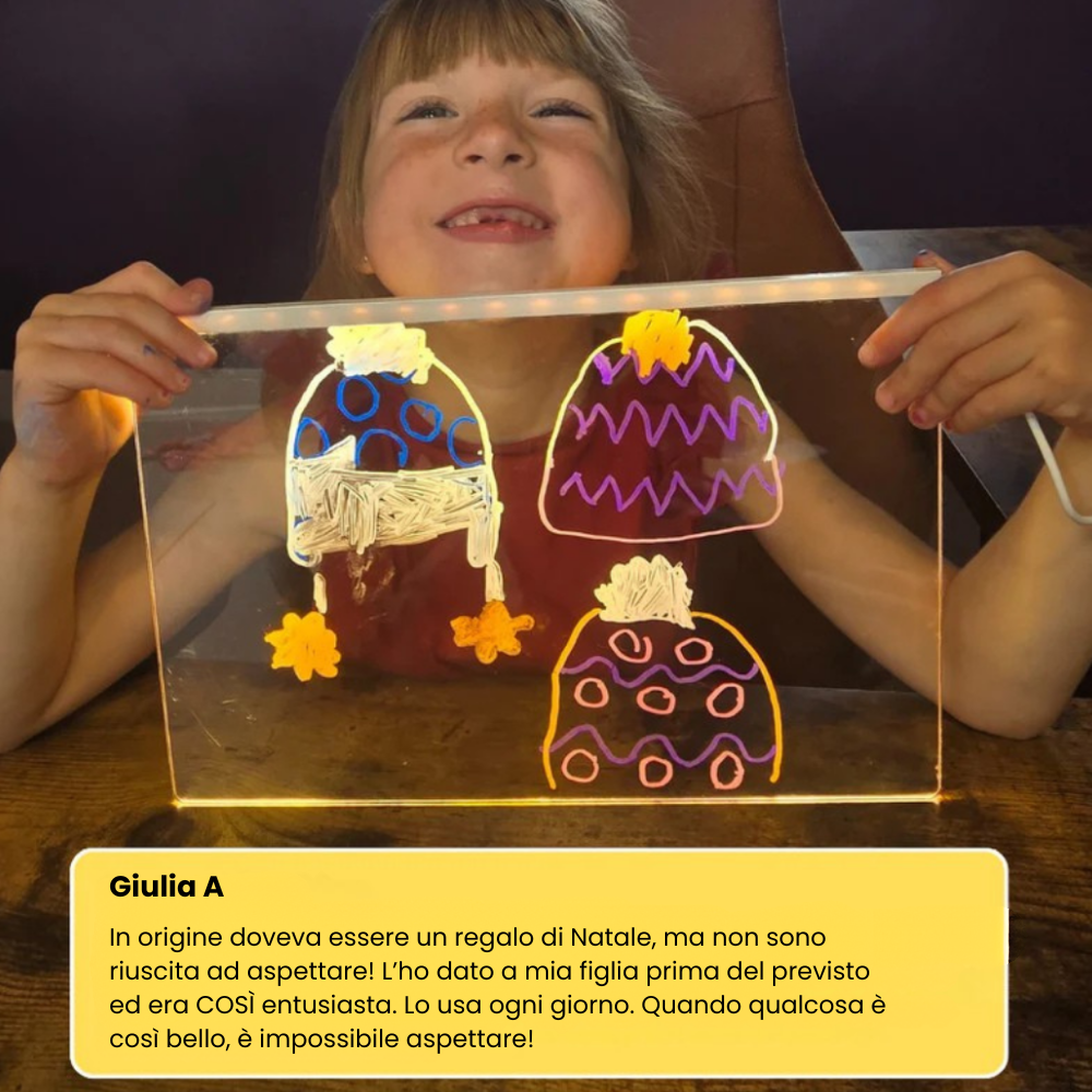 Kidsylumy - La tavoletta LED che sostituisce gli schermi